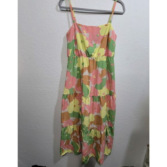 Social Standard by Sanctuary Getaway Maxi Dress Floral Spring Size M Casual - Picture 1 of 9